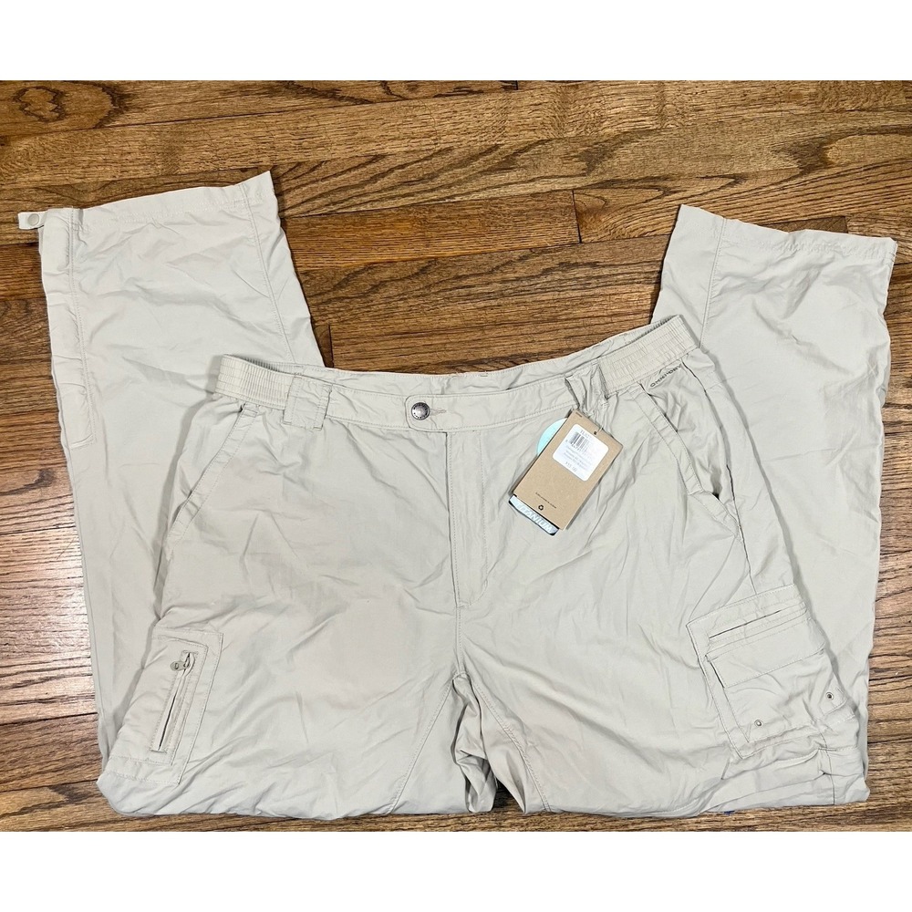NWT Columbia Women's Omni Shield Convertible Hiking‎ Pants Outdoors Sz XL Brown